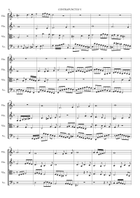 Bach J.S. CONTRAPUNCTUS VI (a 4, in stile francese). Arr. For String Quartet with Parts String Quartet scores gallery preview page 6