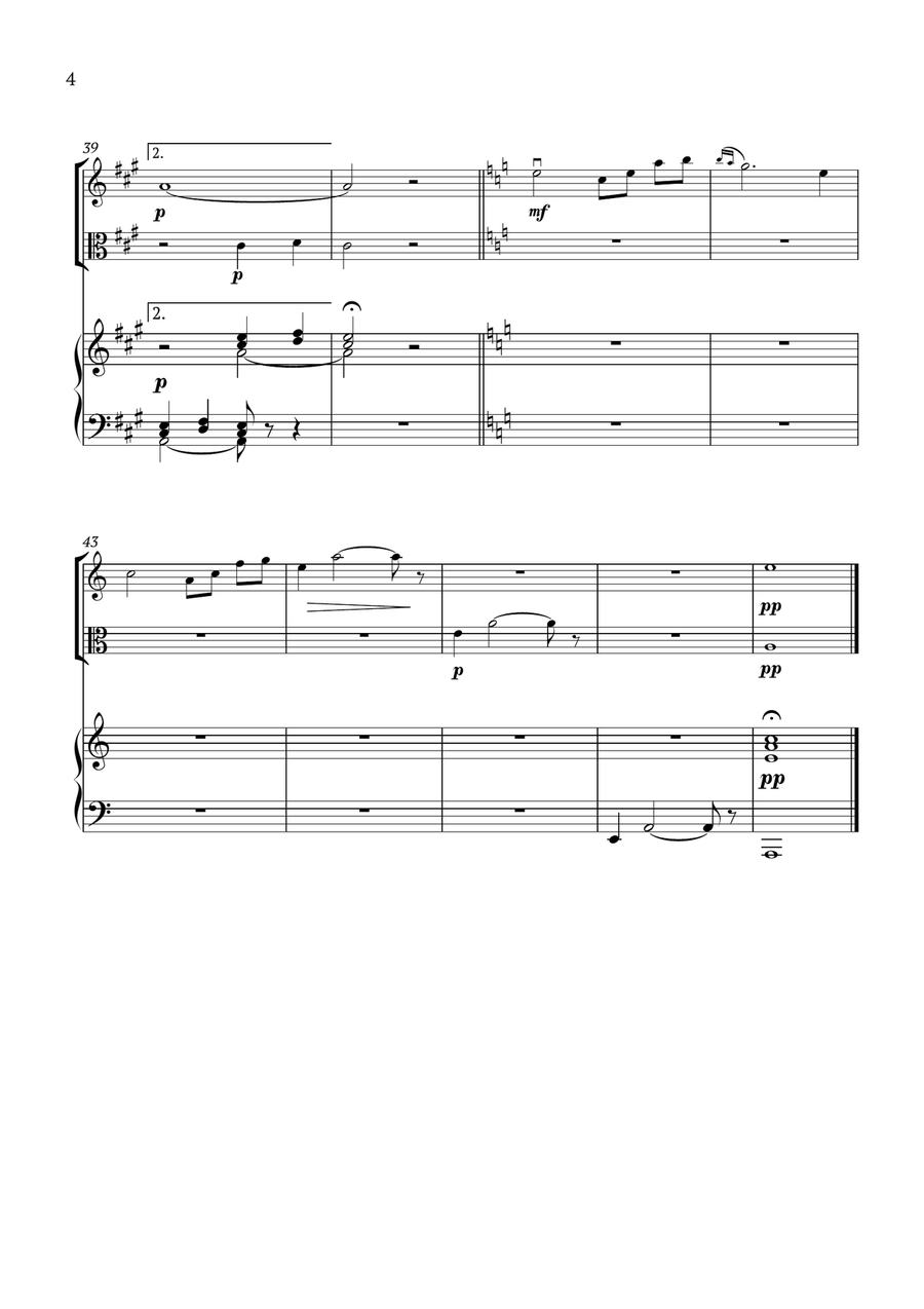 Solvejg’s Song Piano Trio scores gallery preview page 4