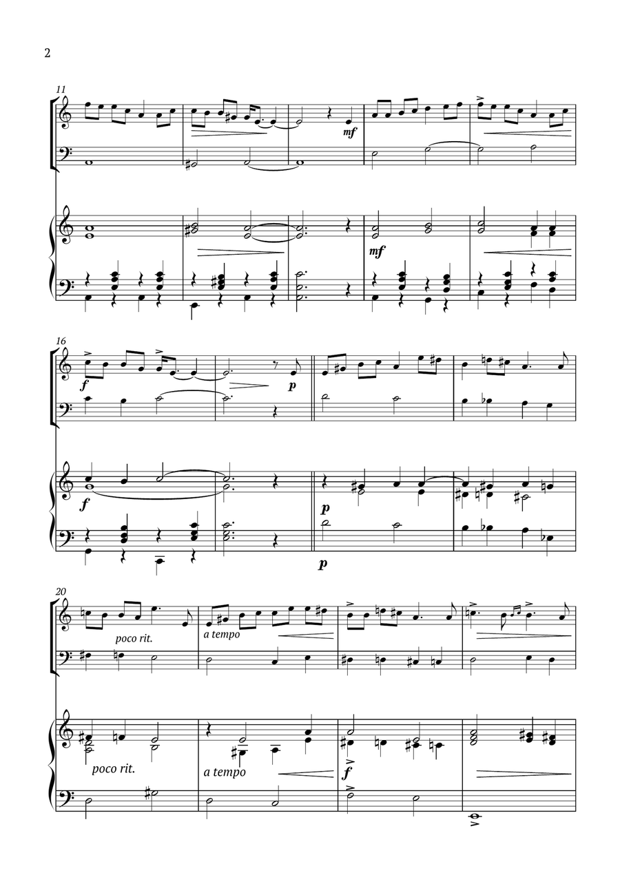 Solvejg’s Song Piano Trio scores gallery preview page 2