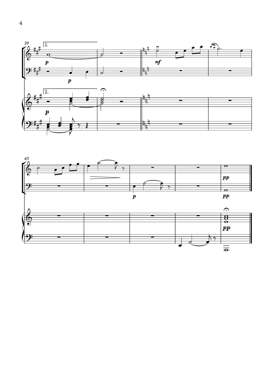 Solvejg’s Song Piano Trio scores gallery preview page 4