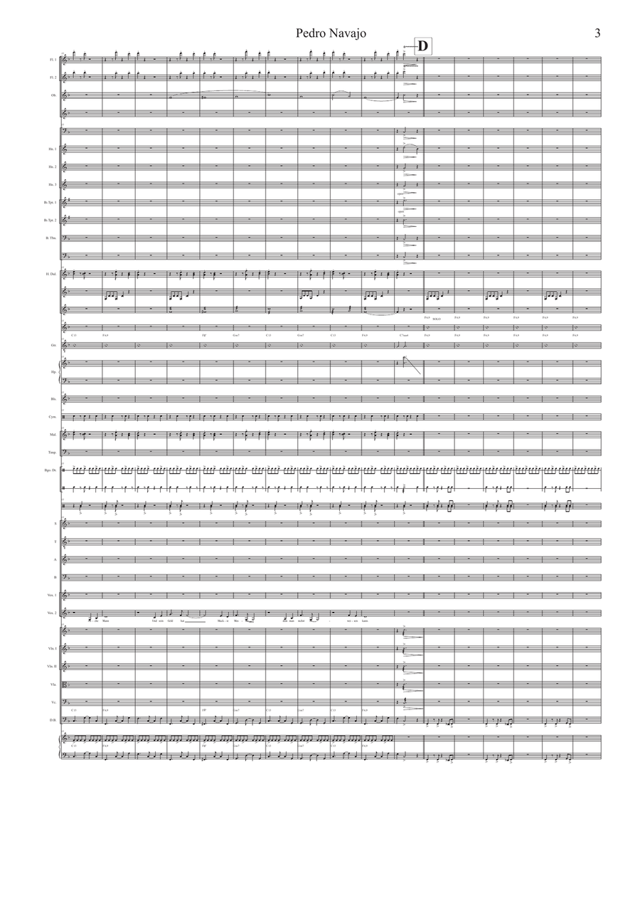 Pedro Navaja Pedro Navaja Full Orchestra scores gallery preview page 3