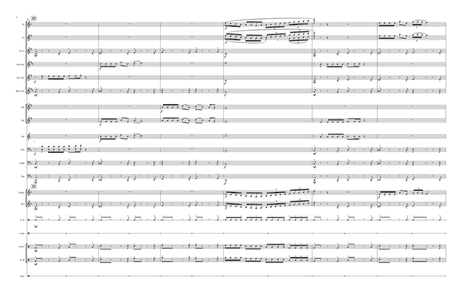 I'll Make A Man Out Of You Marching Band scores gallery preview page 4