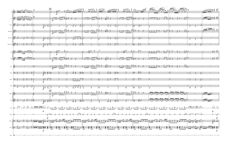 I'll Make A Man Out Of You Marching Band scores gallery preview page 5