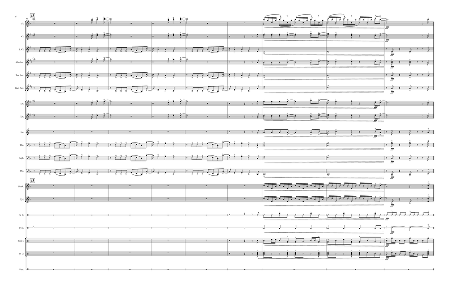 I'll Make A Man Out Of You Marching Band scores gallery preview page 6