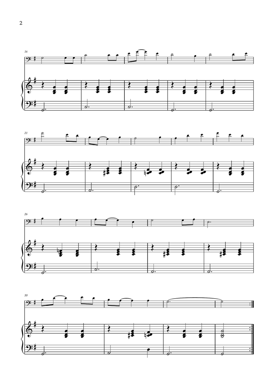 Peace In The Valley (There'll Be) Piano scores gallery preview page 2