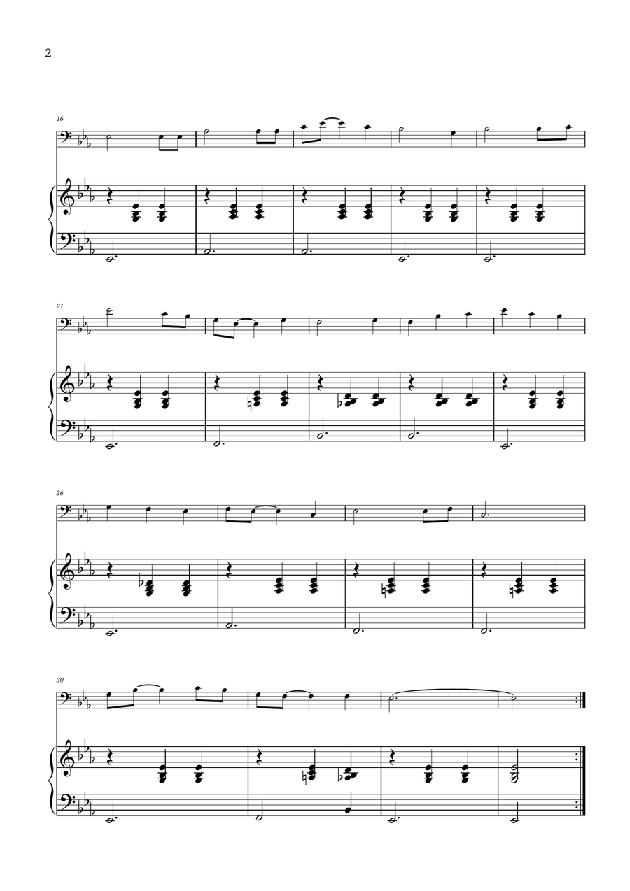 Peace In The Valley (There'll Be) Piano scores gallery preview page 2