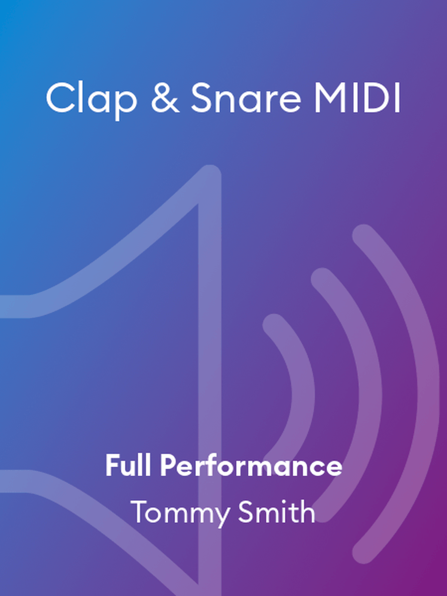Clap & Snare MIDI Clap & Snare MIDI Percussion scores gallery preview page 1