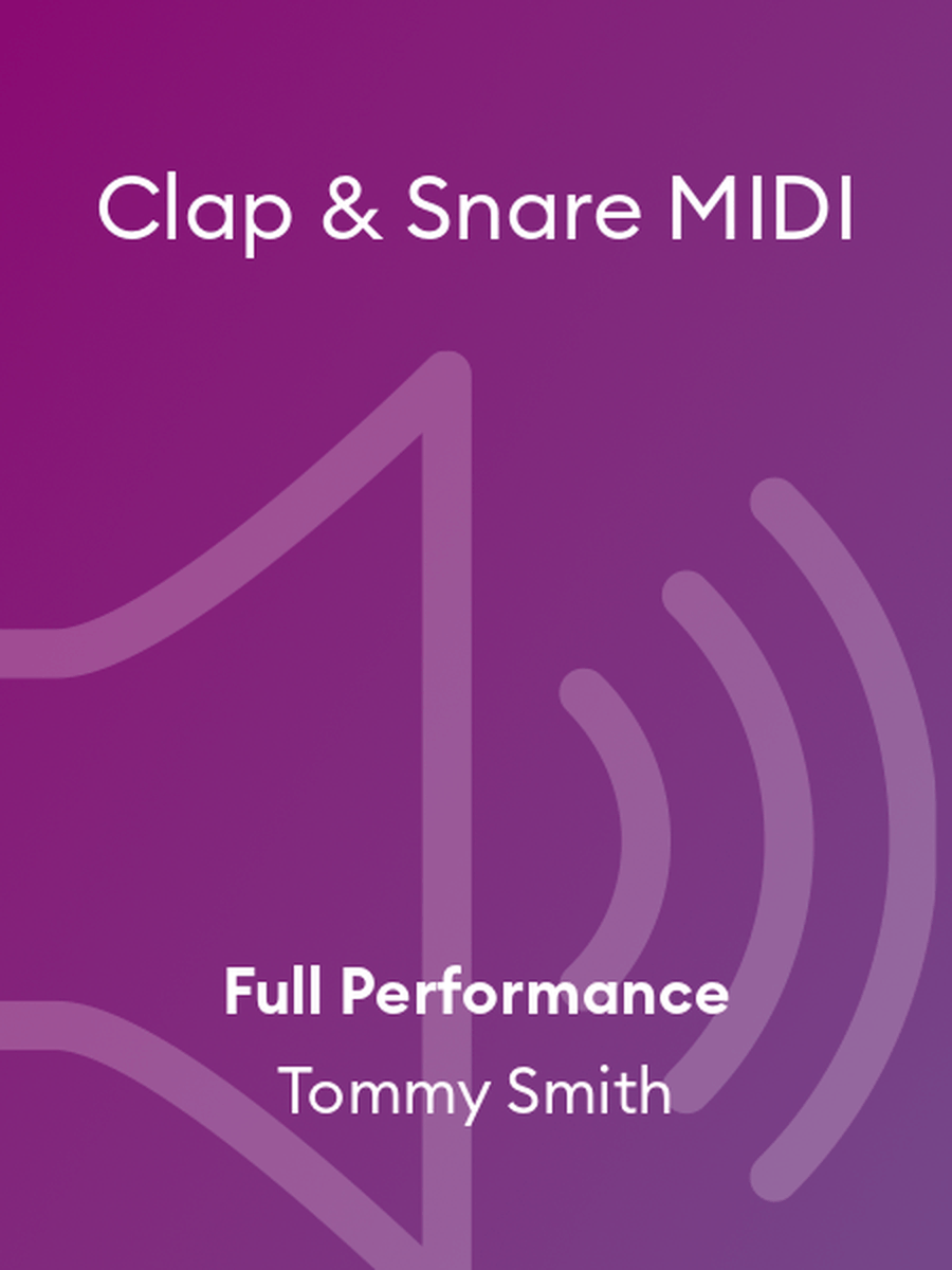 Clap & Snare MIDI Clap & Snare MIDI Percussion scores gallery preview page 1