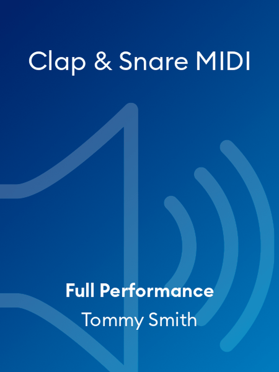 Clap & Snare MIDI Percussion scores gallery preview page 1