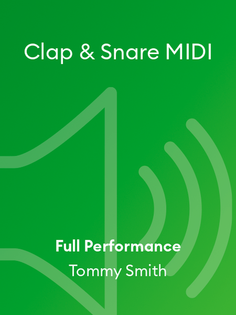 Clap & Snare MIDI Percussion scores gallery preview page 1