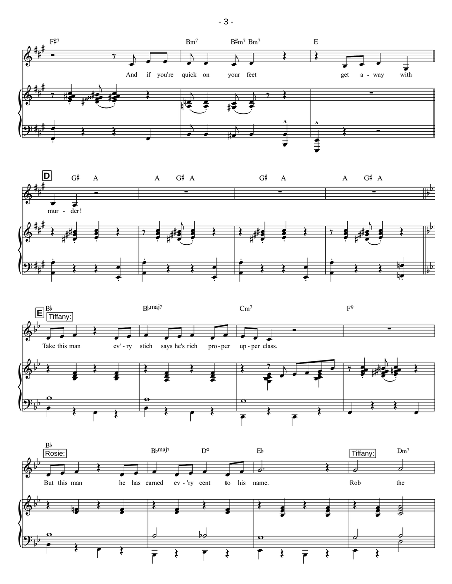 Quick On Your Feet Piano, Vocal - Digital Sheet Music page 3