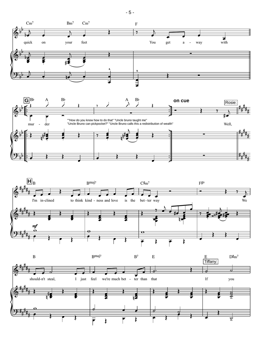 Quick On Your Feet Piano, Vocal - Digital Sheet Music page 5