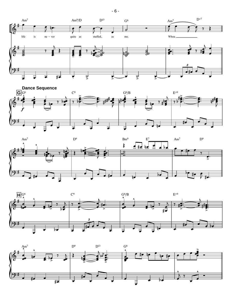 Stuffed Piano, Vocal - Digital Sheet Music page 6
