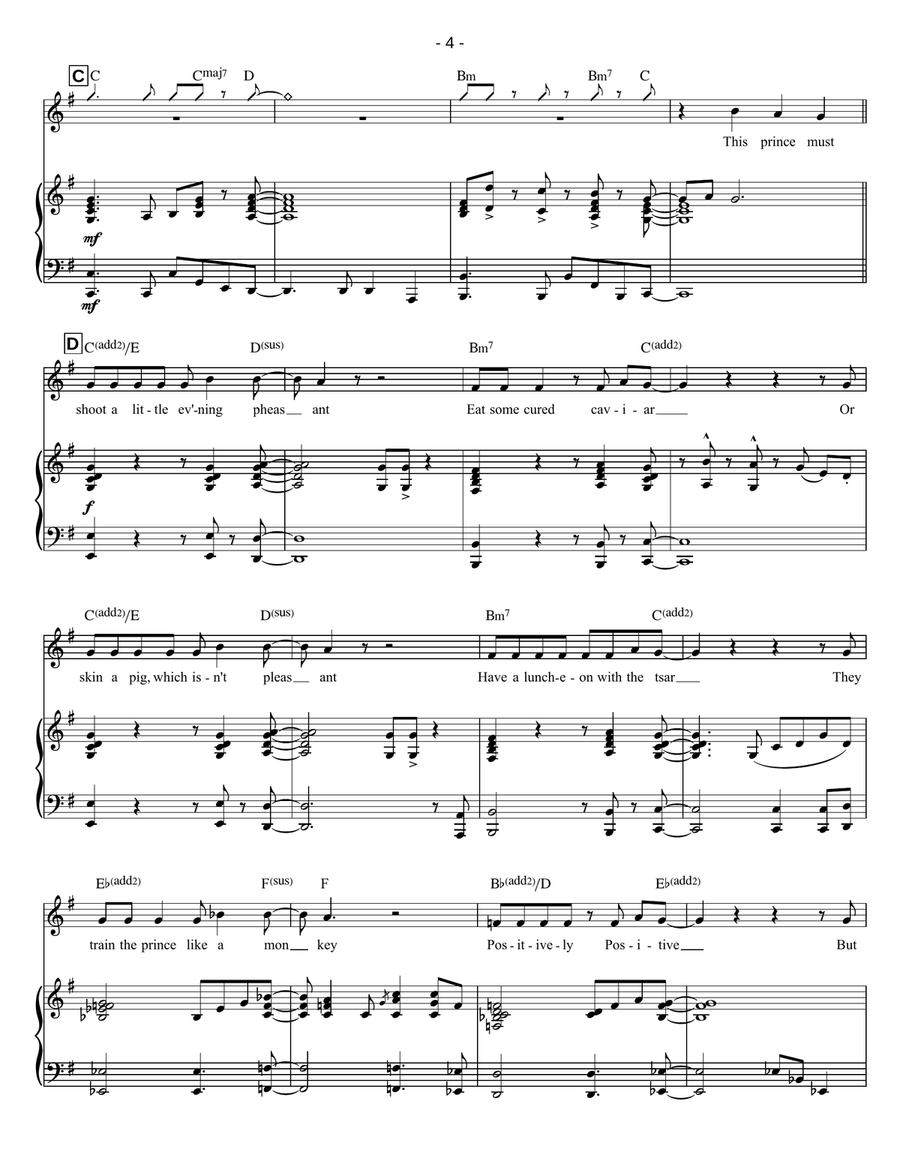 I Will Find You Piano, Vocal - Digital Sheet Music page 4