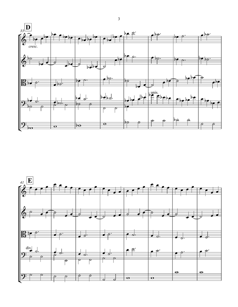 Prelude & Chorale for String Orchestra (C major) String Orchestra scores gallery preview page 3