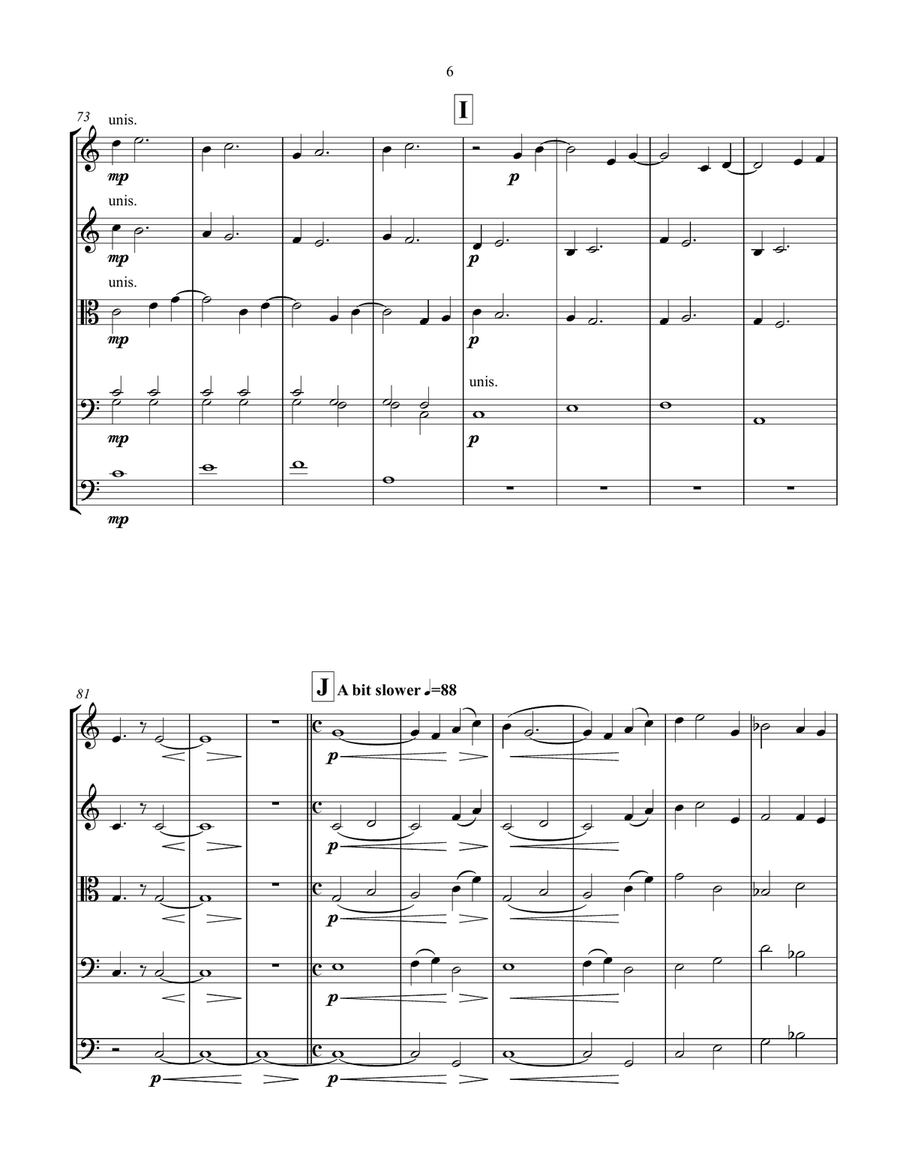 Prelude & Chorale for String Orchestra (C major) String Orchestra scores gallery preview page 6