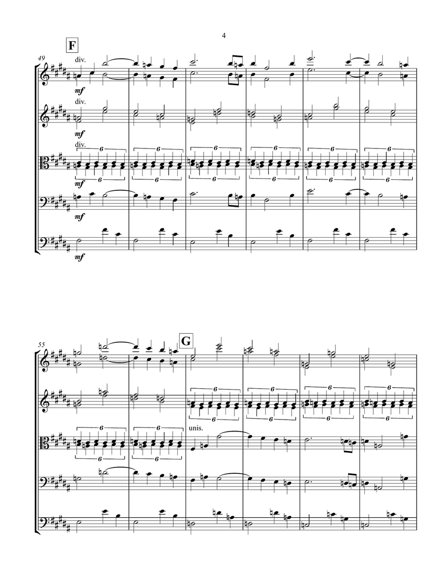 Prelude & Chorale for String Orchestra (B major) String Orchestra scores gallery preview page 4