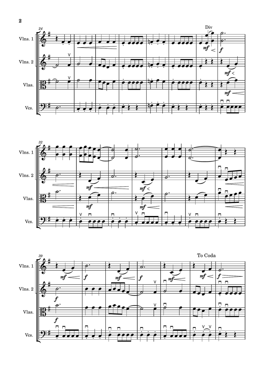 El Toro String Quartet - Digital Sheet Music page 2