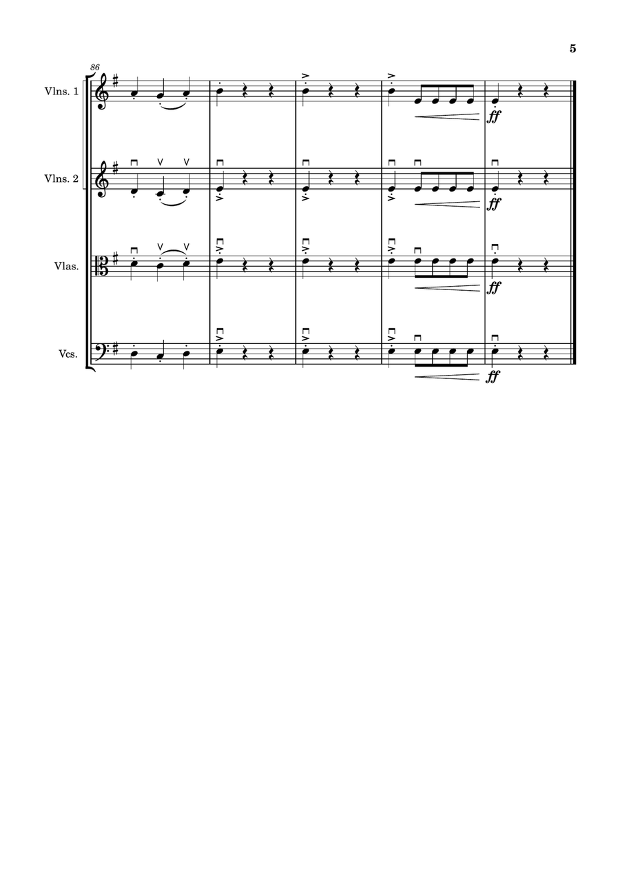 El Toro String Quartet - Digital Sheet Music page 5