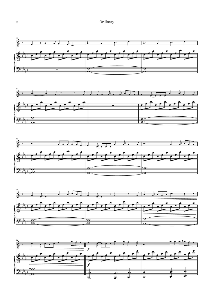 Ordinary Baritone Saxophone scores gallery preview page 2