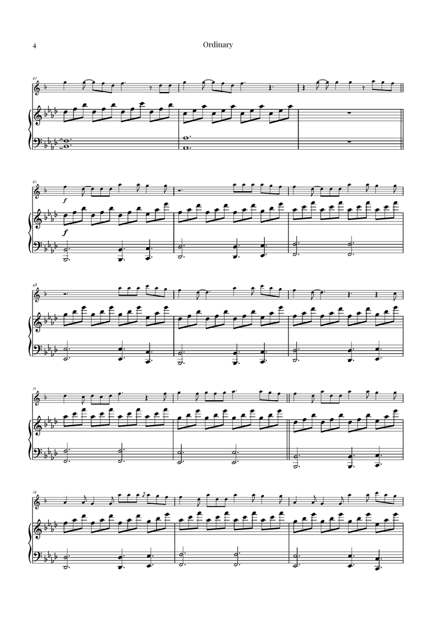 Ordinary Baritone Saxophone scores gallery preview page 4