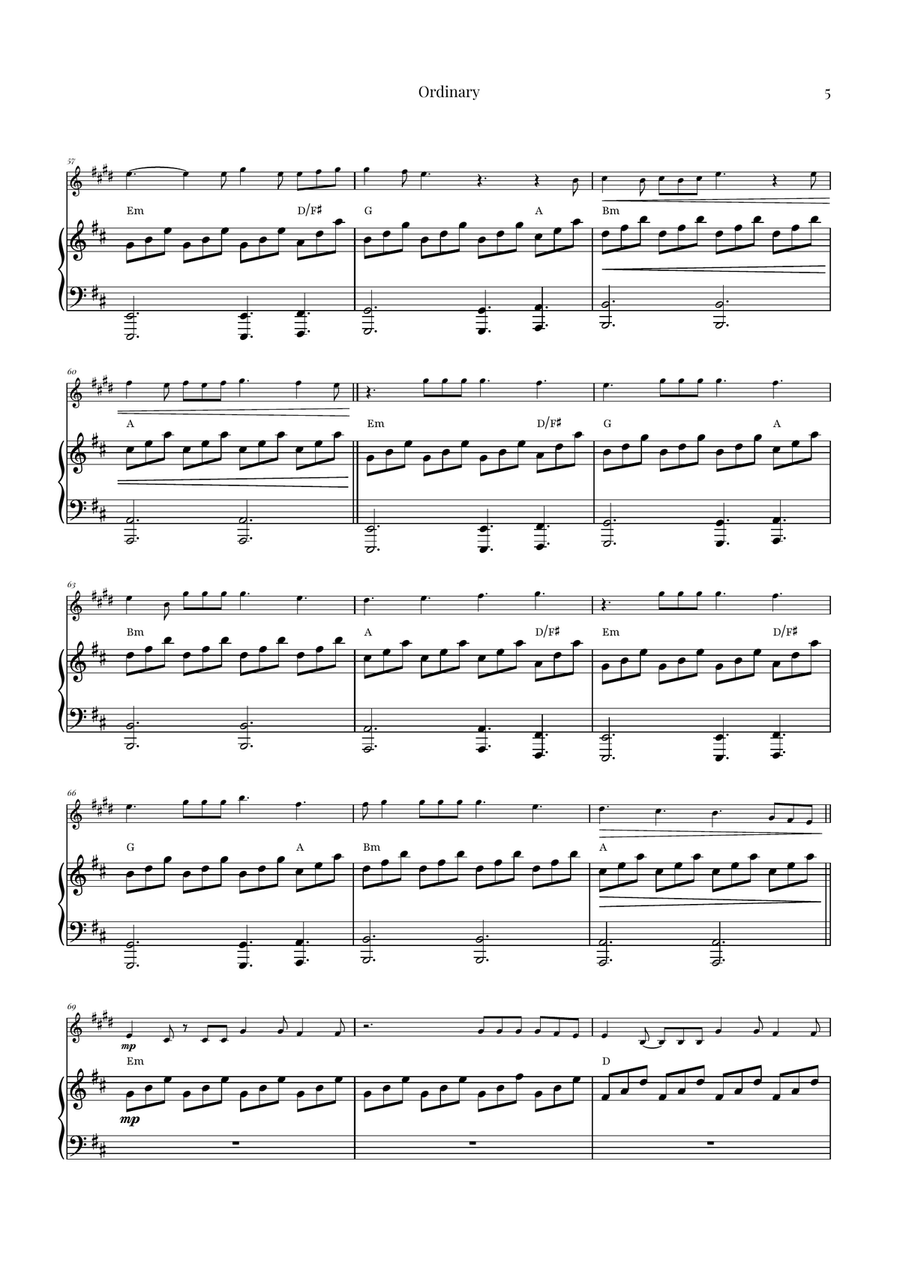 Ordinary Soprano Saxophone scores gallery preview page 5