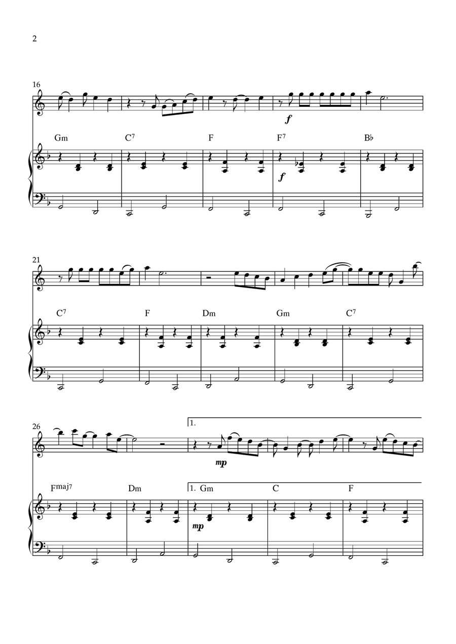Cupid - Twin Version (Feat. Sabrina Carpenter) English Horn scores gallery preview page 2