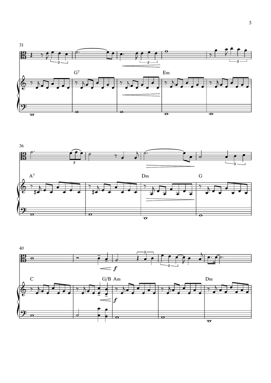 I Need You Most Of All I Need You Most Of All Viola scores gallery preview page 3