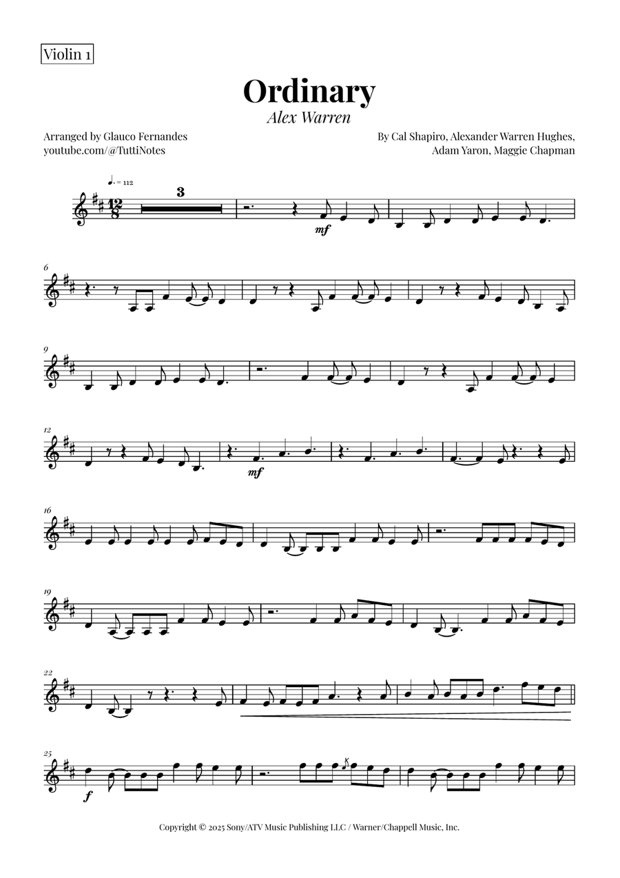 Ordinary String Quartet scores gallery preview page 6