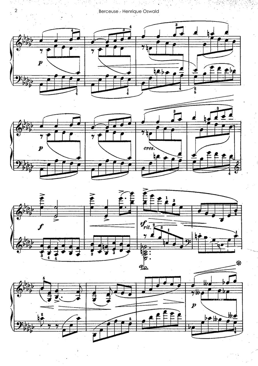 Berceuse Op.14 No.1 Chamber Music scores gallery preview page 2