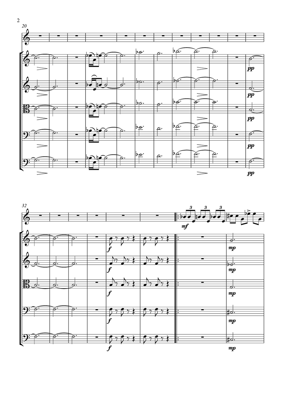 Concierto 1 para Oboe y Orquesta de Cuerdas Chamber Music scores gallery preview page 4