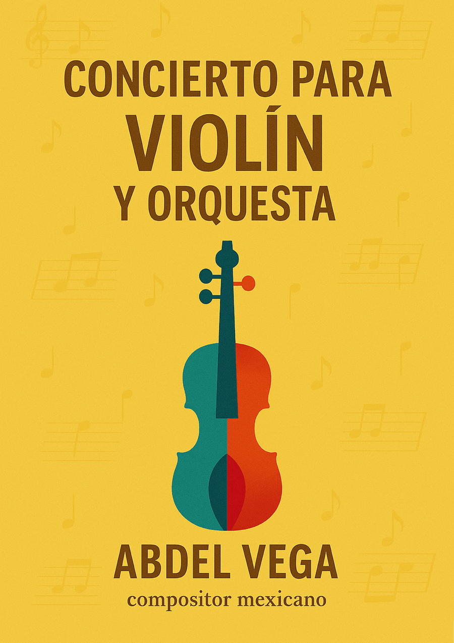 Concierto 1 para Violín y Orquesta Chamber Music scores gallery preview page 1