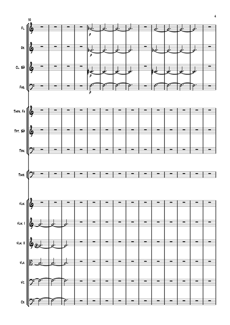 Concierto 1 para Violín y Orquesta Chamber Music scores gallery preview page 6