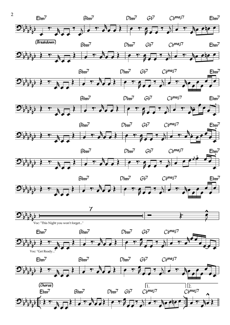 A Night To Remember Acoustic Guitar scores gallery preview page 2
