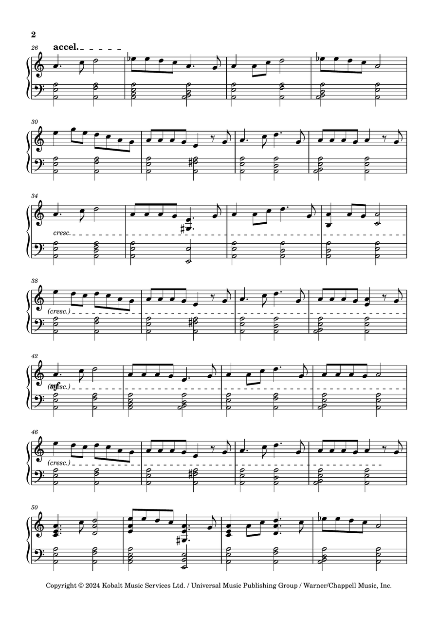 The Hanging Tree The Hanging Tree Piano Solo scores gallery preview page 2