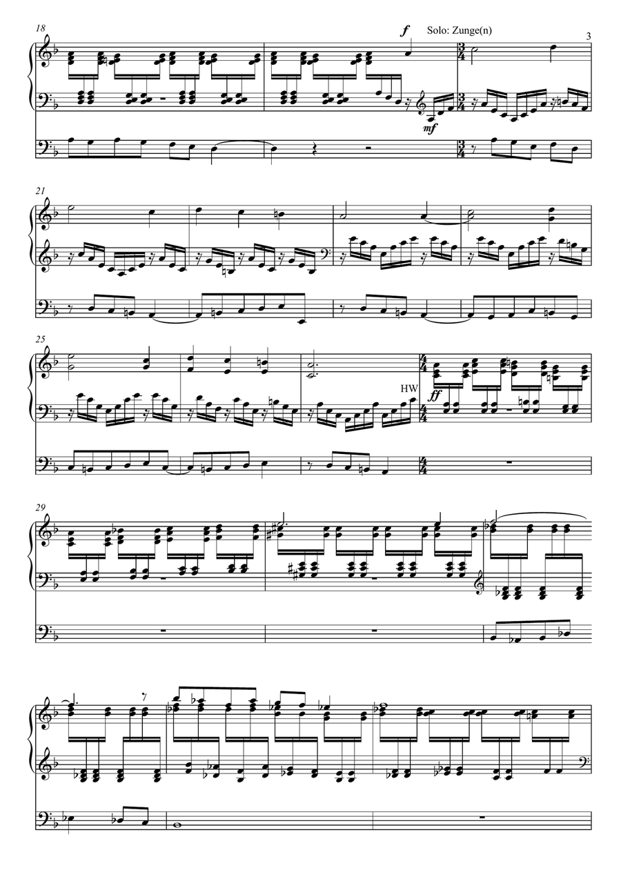 Toccata on two Easter Hymns Part scores gallery preview page 5