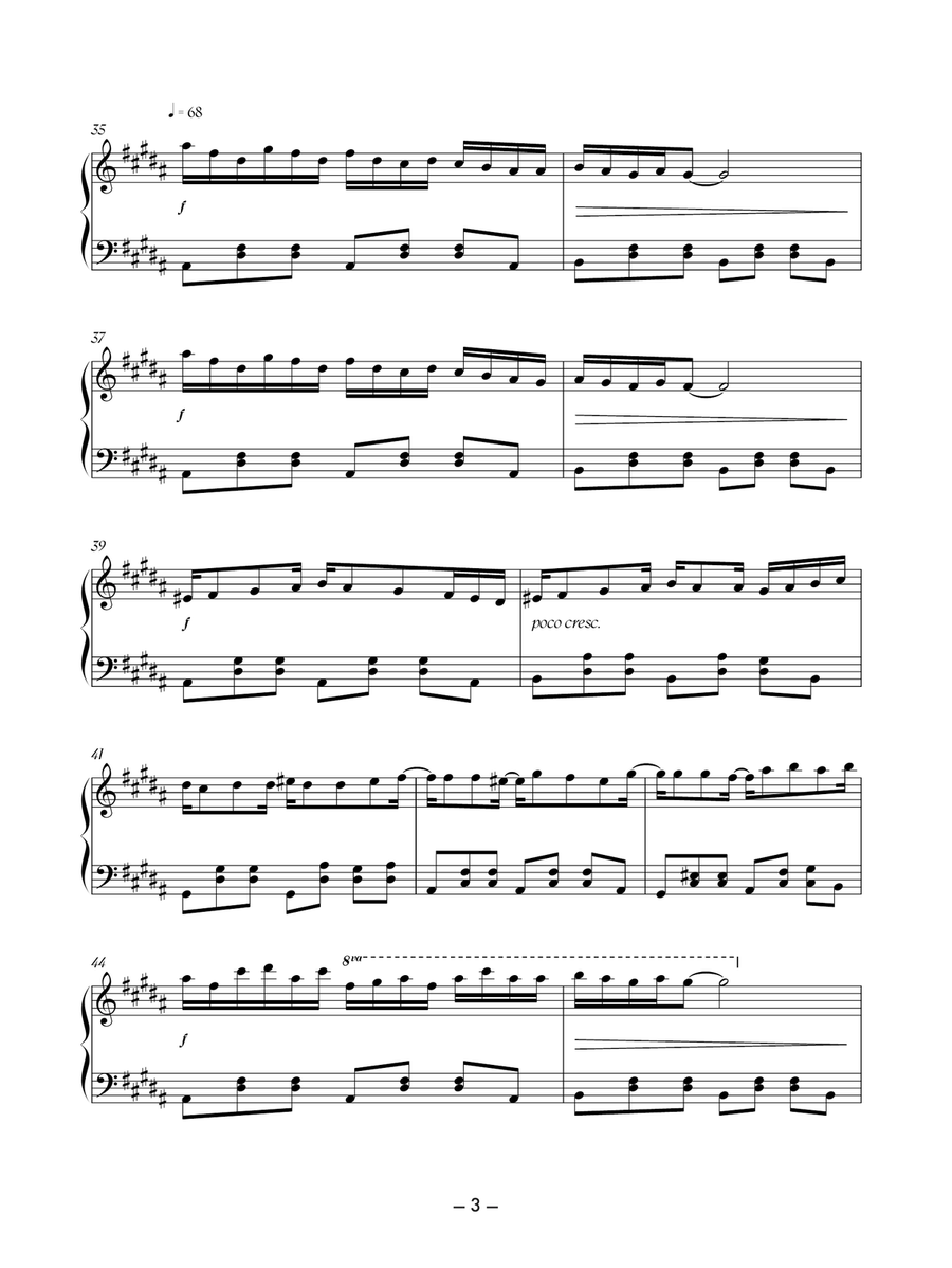 Out of Time Out of Time Piano Solo scores gallery preview page 3
