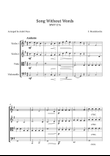 Song Without Words MWV U76