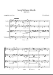 Song Without Words MWV U76