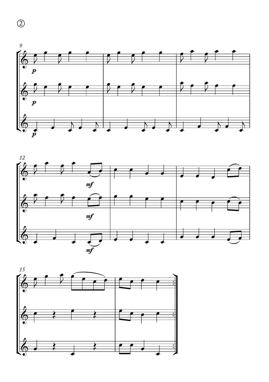 Turkey in the straw Turkey in the straw Soprano Recorder scores gallery preview page 2