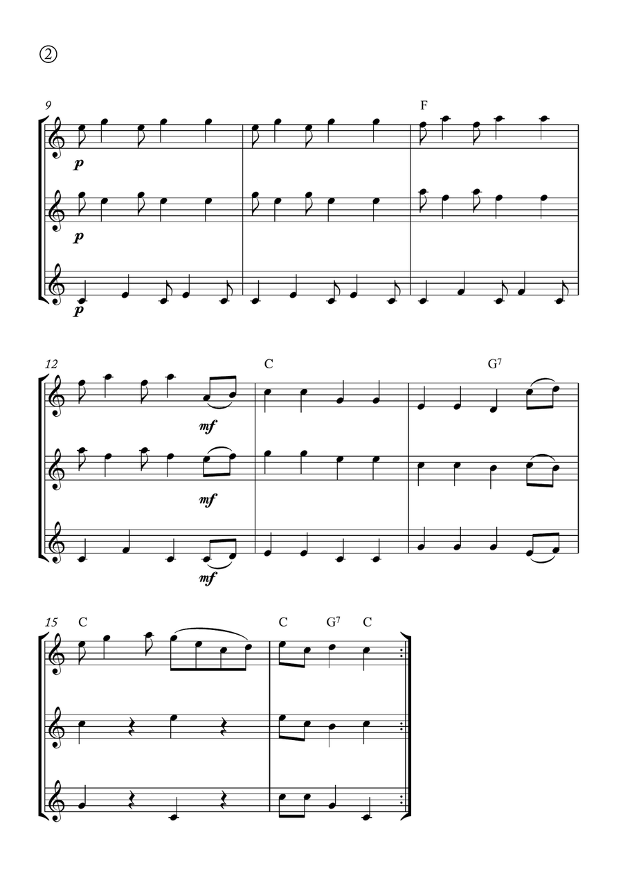 Turkey in the straw Turkey in the straw Soprano Recorder scores gallery preview page 2