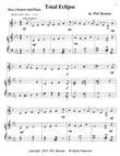 Total Eclipse - bass clarinet, piano