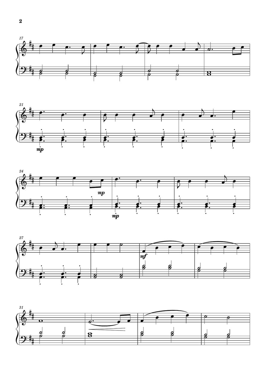 Cheap Thrills (Feat. Sean Paul) Easy Piano scores gallery preview page 2