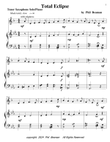 Total Eclipse - tenor sax, piano