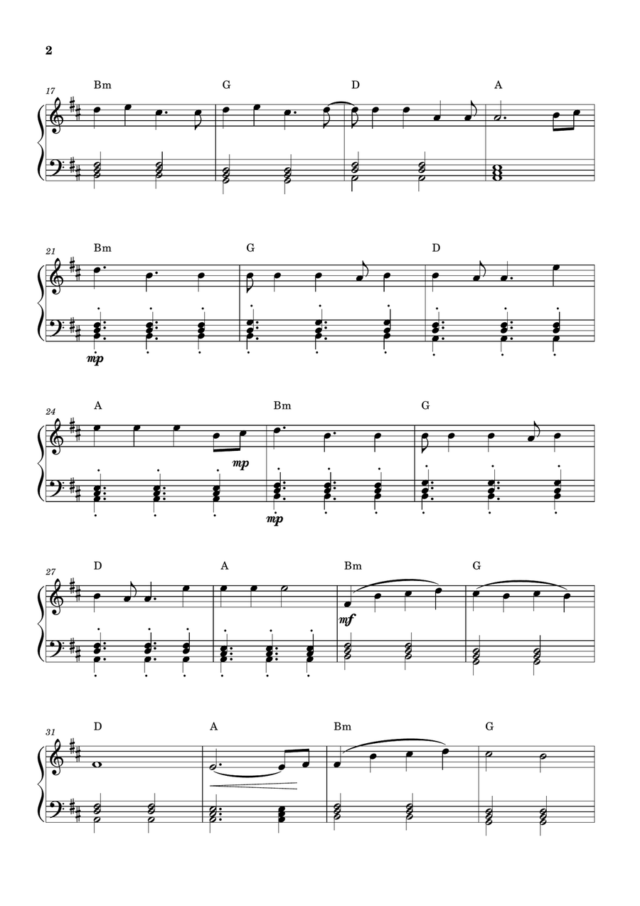 Cheap Thrills (Feat. Sean Paul) Easy Piano scores gallery preview page 2