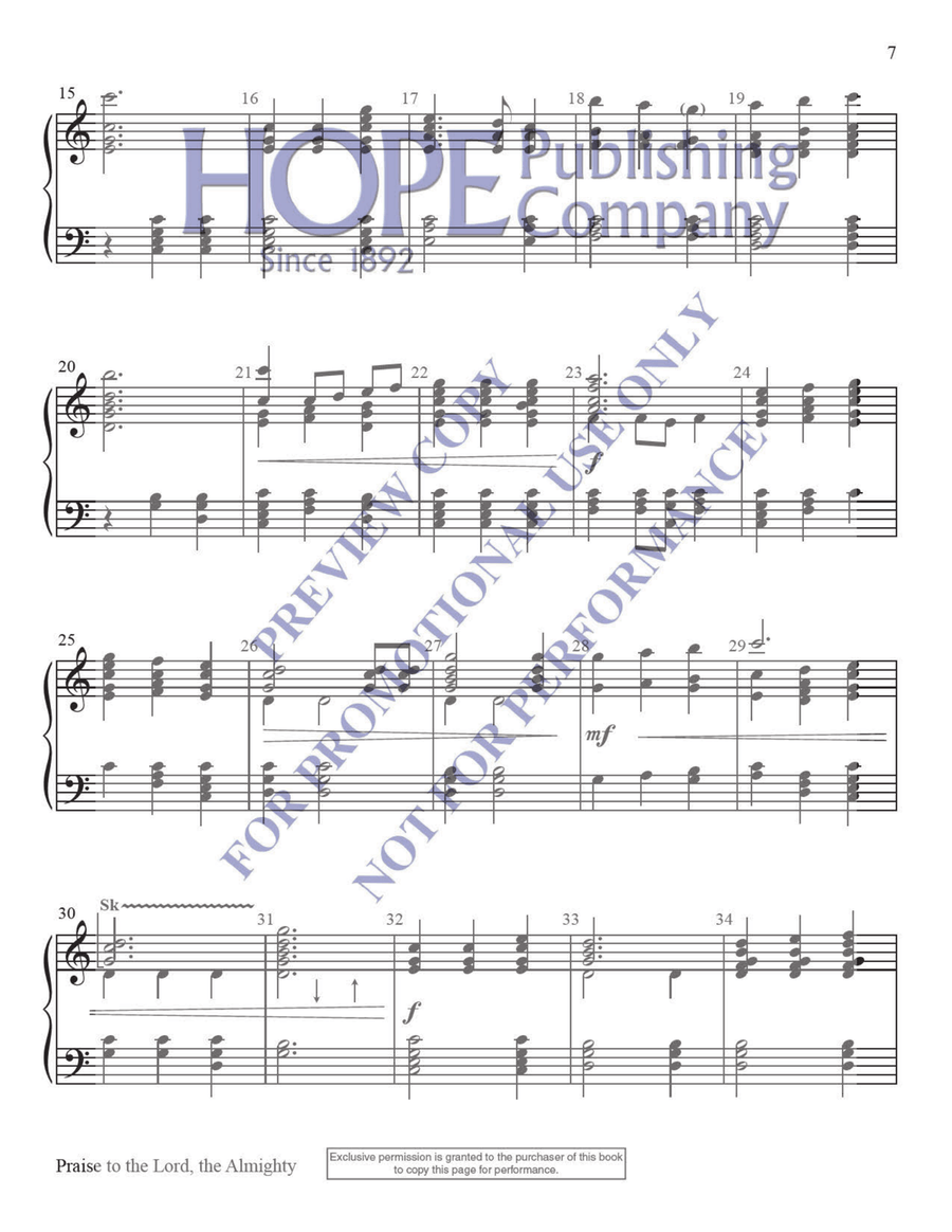 Simply Reproducible Hymns 2 for 2-3 Octaves 3-Octaves scores gallery preview page 8