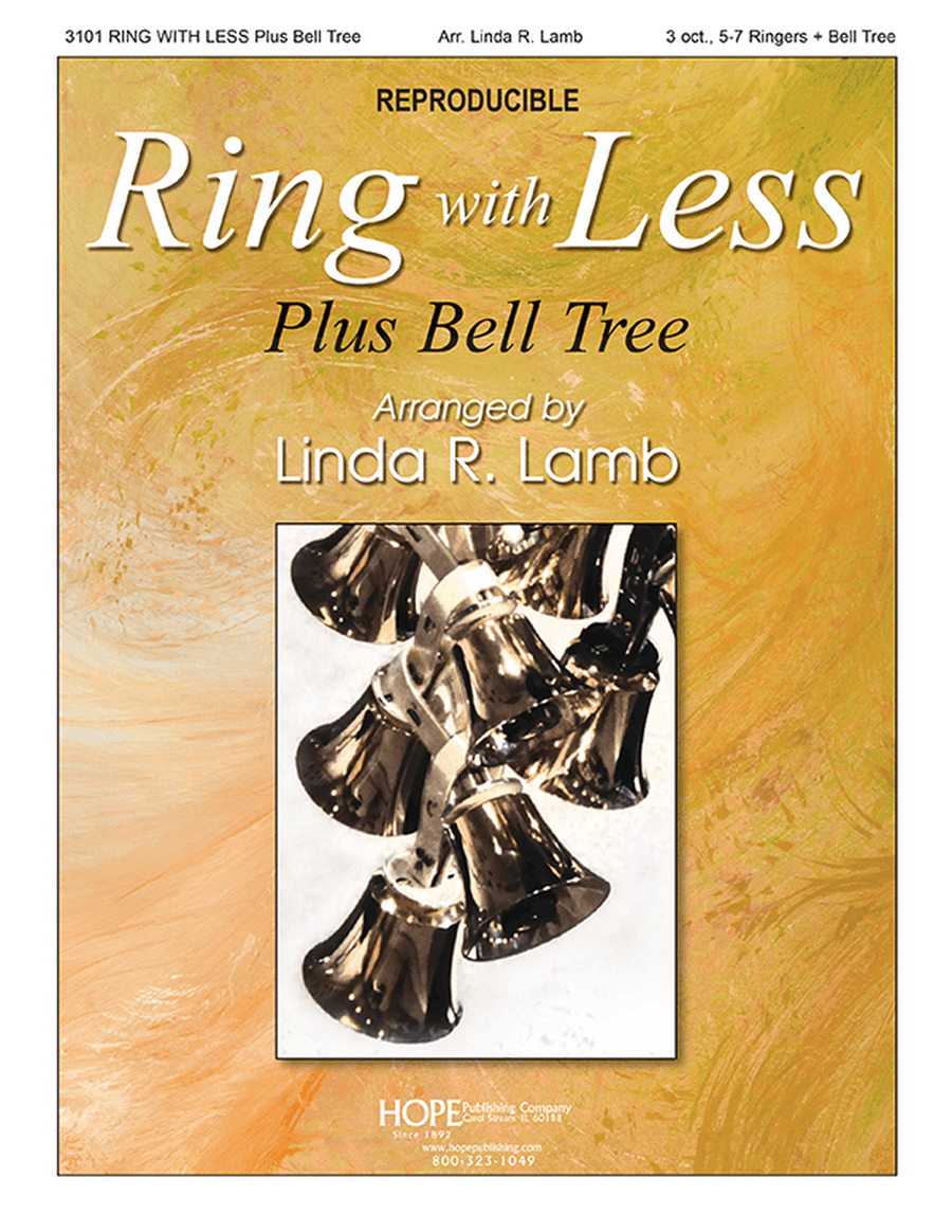Ring with Less Plus Bell Tree Handbell Choir scores gallery preview page 1