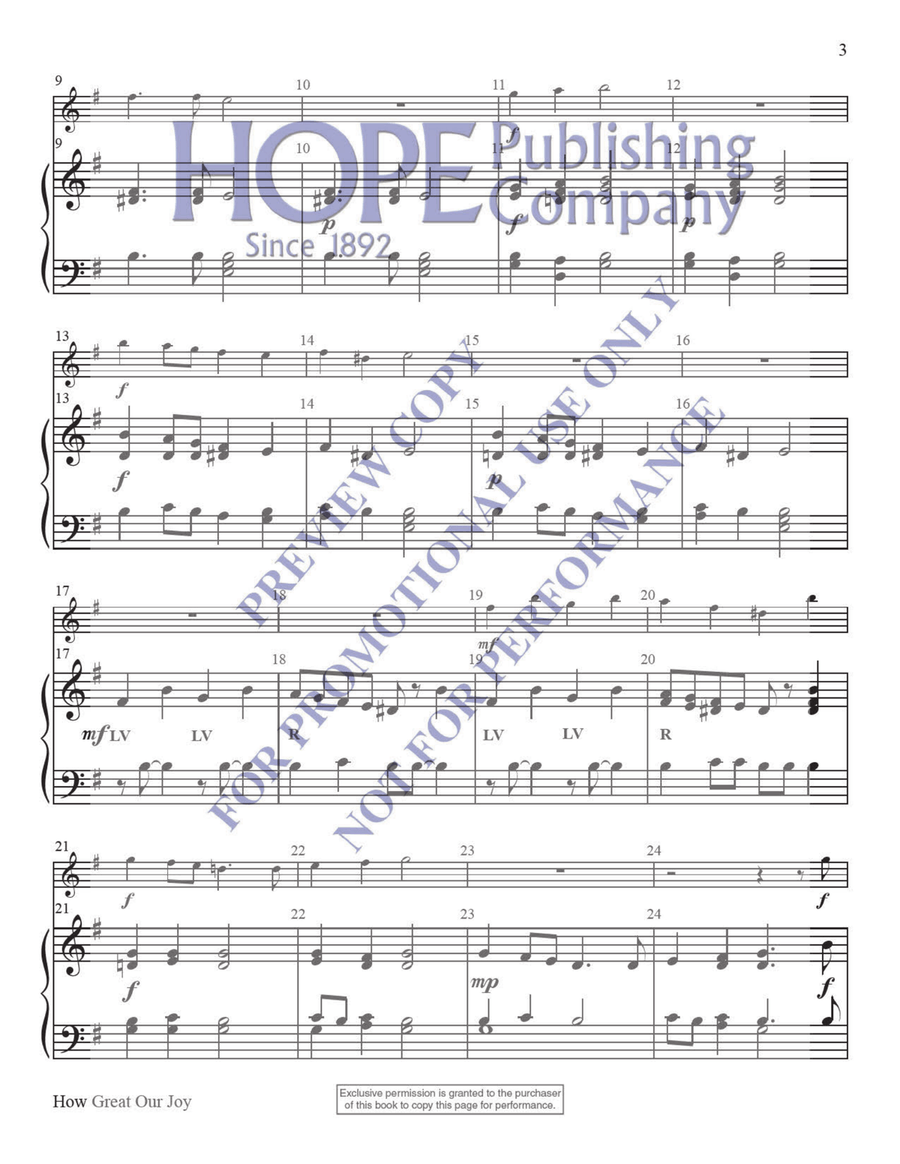 Ring with Less Plus Bell Tree Handbell Choir scores gallery preview page 5
