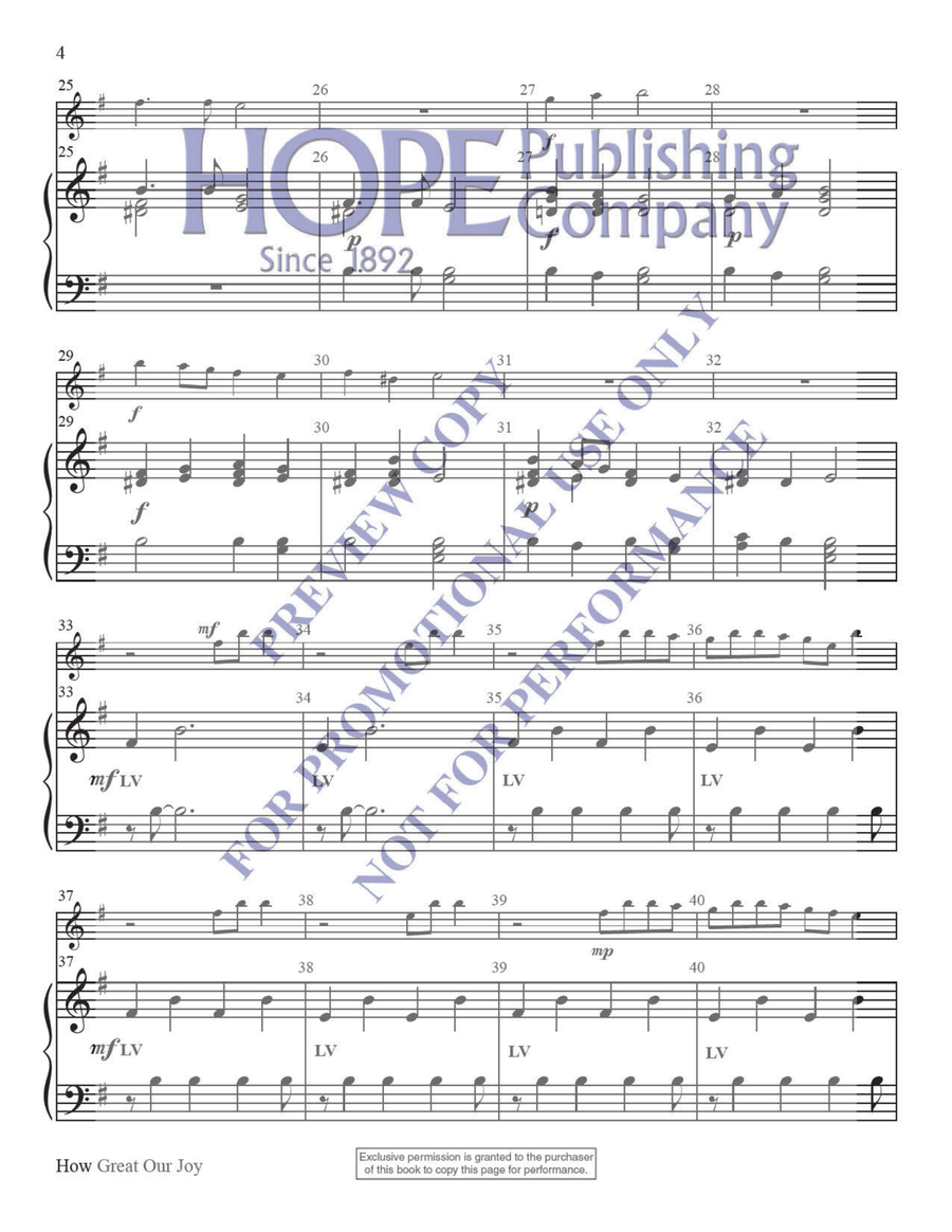 Ring with Less Plus Bell Tree Handbell Choir scores gallery preview page 6