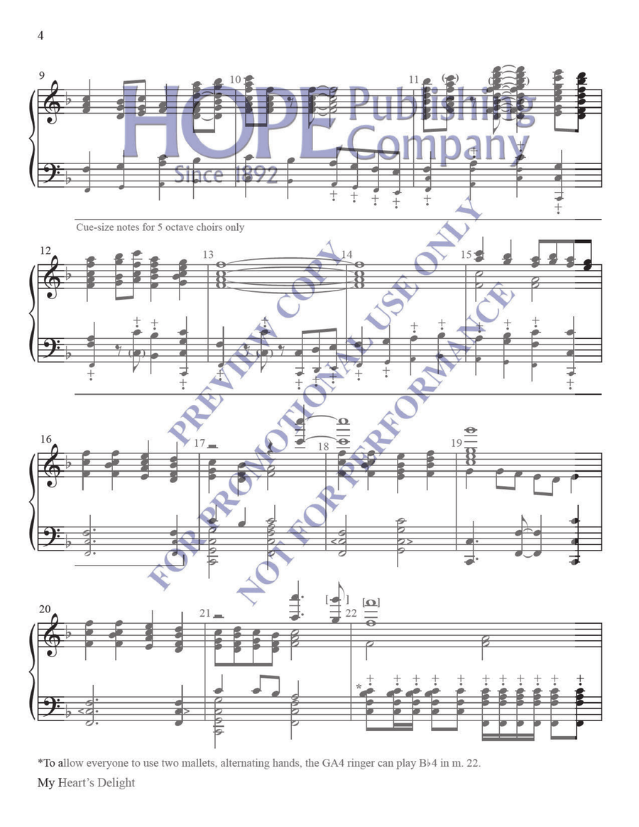 My Heart's Delight My Heart's Delight 5-Octaves scores gallery preview page 3